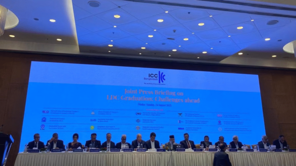 16 trade associations call for postponement of LDC graduation 9 financial institutions Photo