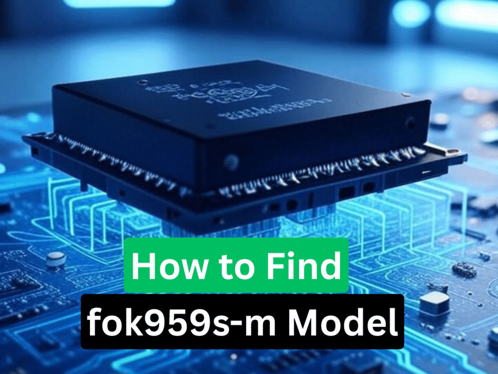 How to Find fok959s-m Model