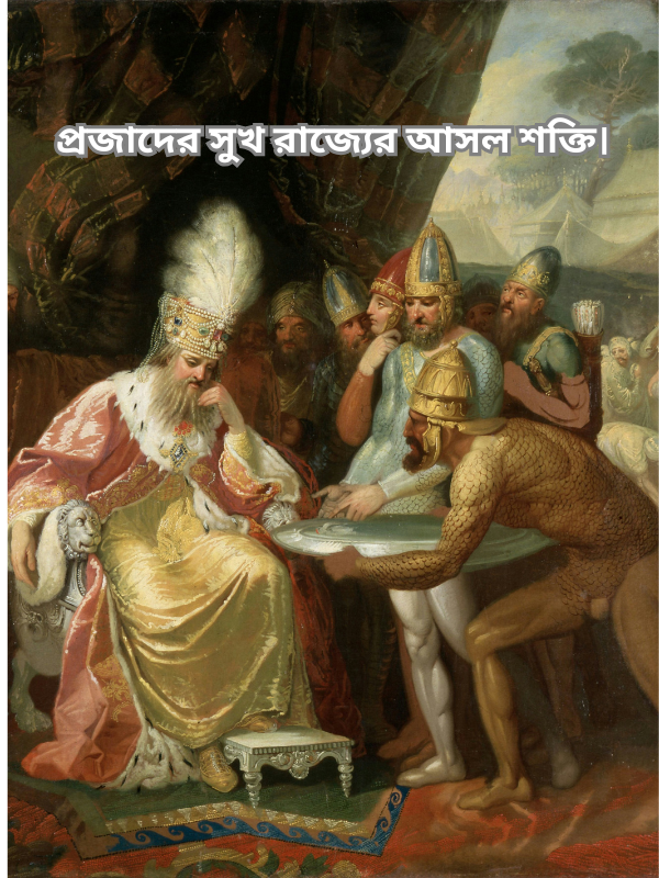 প্রজাদের সুখ রাজ্যের আসল শক্তি। Image.png