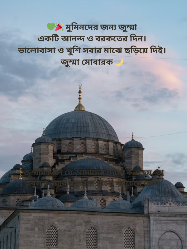মুমিনদের জন্য জুম্মা একটি আনন্দ ও বরকতের দিন .png
