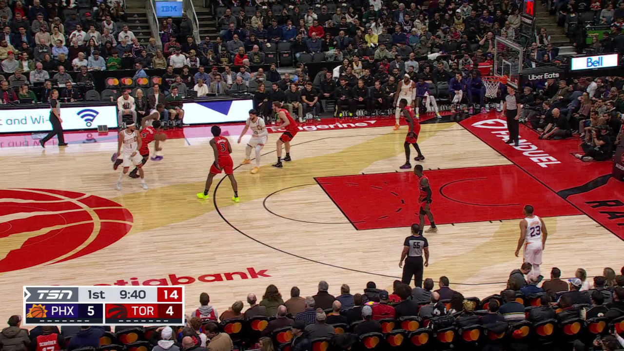 Game Overview: Suns vs Raptors