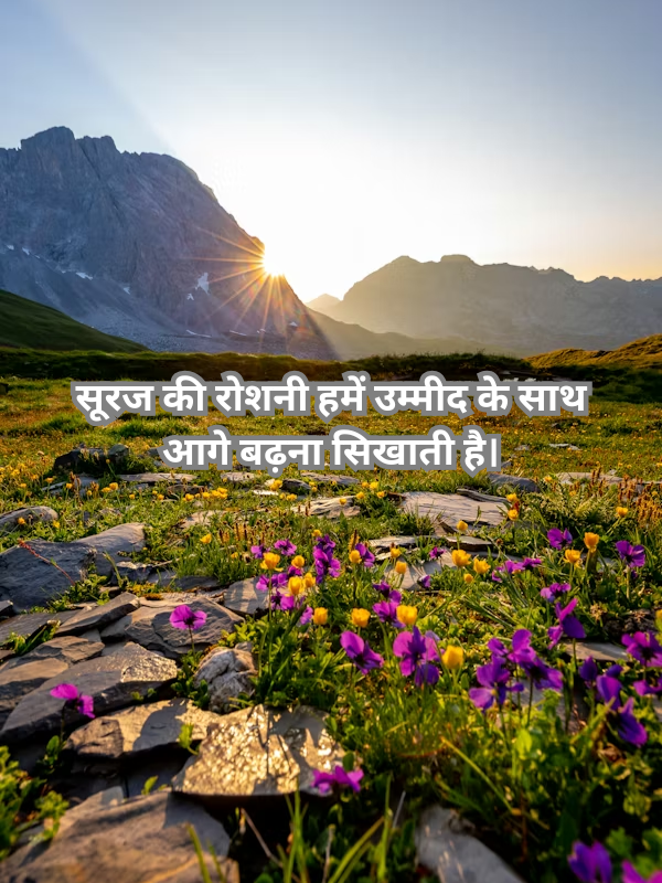 सूरज की रोशनी हमें उम्मीद के साथ आगे बढ़ना सिखाती है।.png