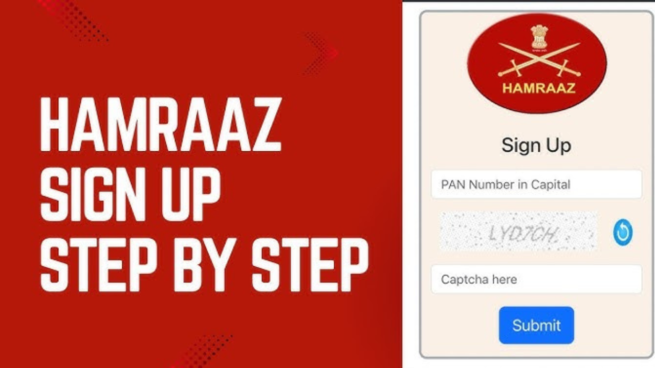 Hamraaz Web Step-by-Step Login Process 