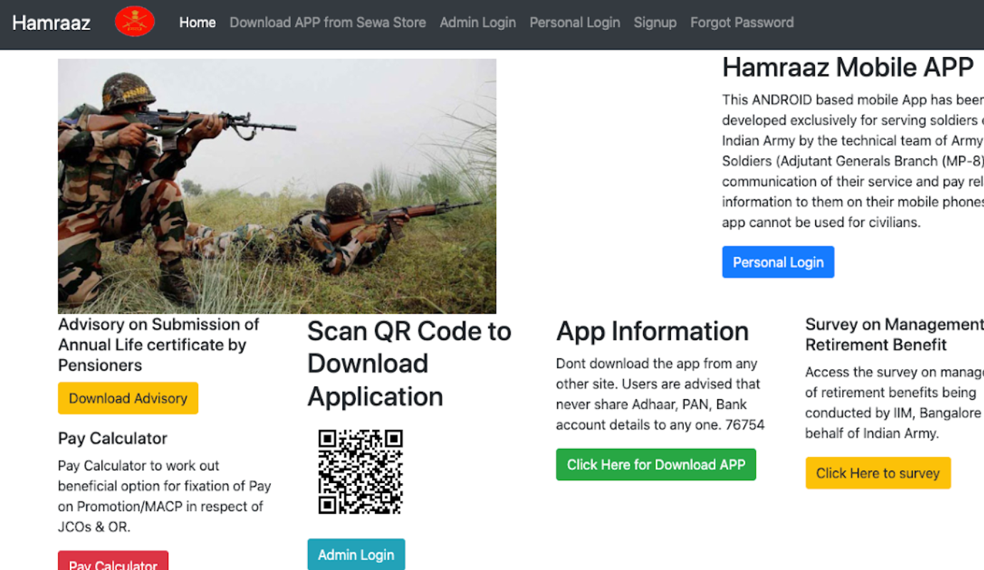 What is the Hamraaz Website