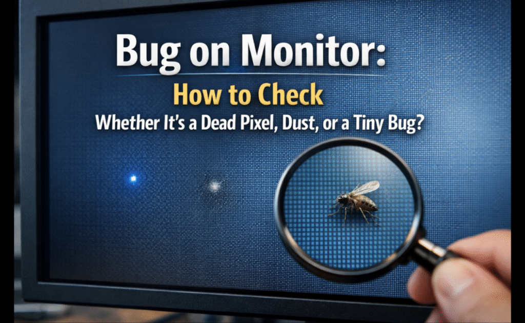 Bug Inside Monitor: How to Check Out If It’s a Dead Pixel, Dust or a Tiny Bug?