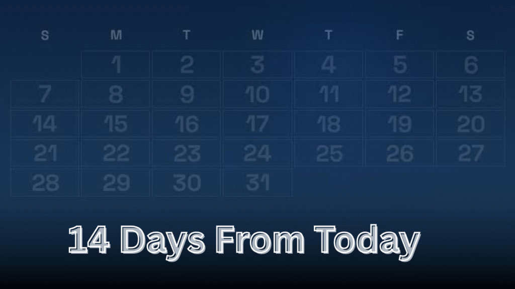 14 Days From Today: What Date Will It Be?